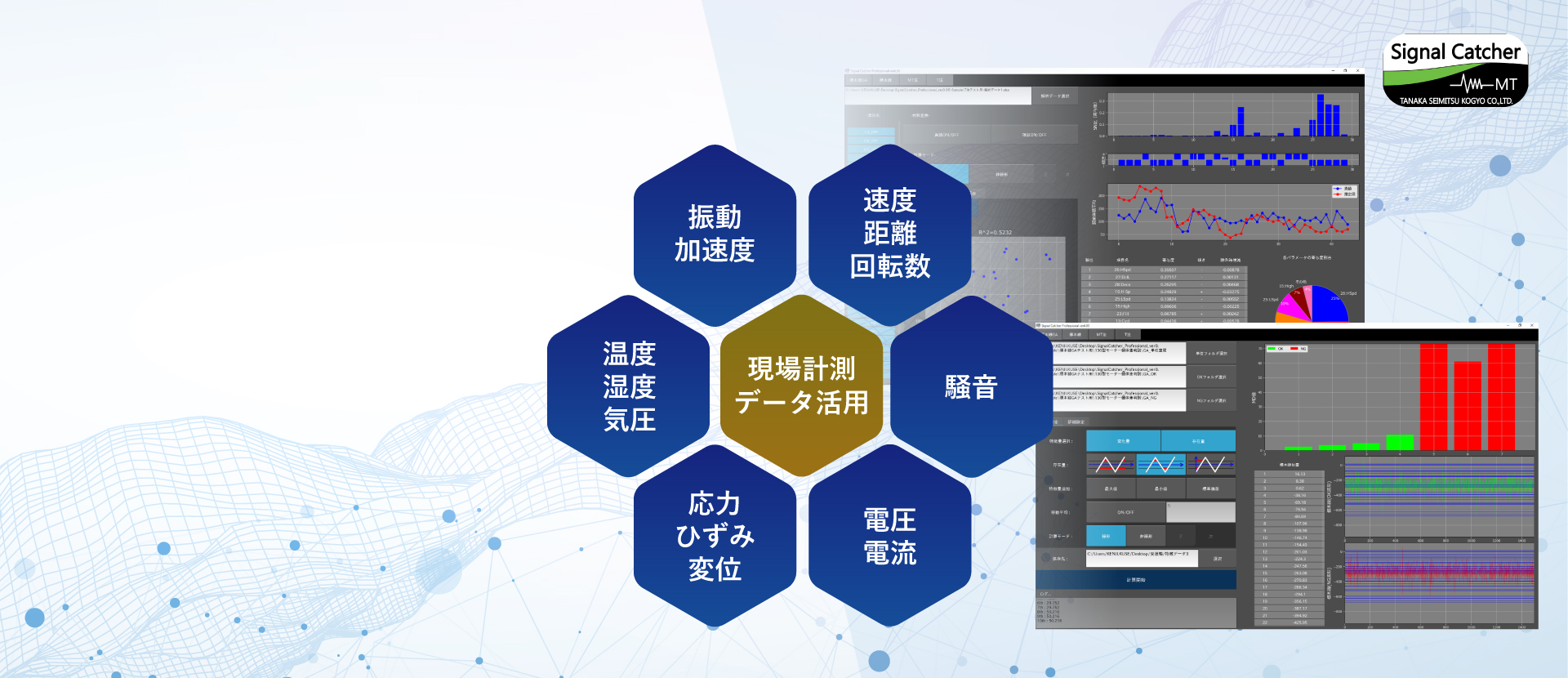 あらゆる計測データを機械学習で分析